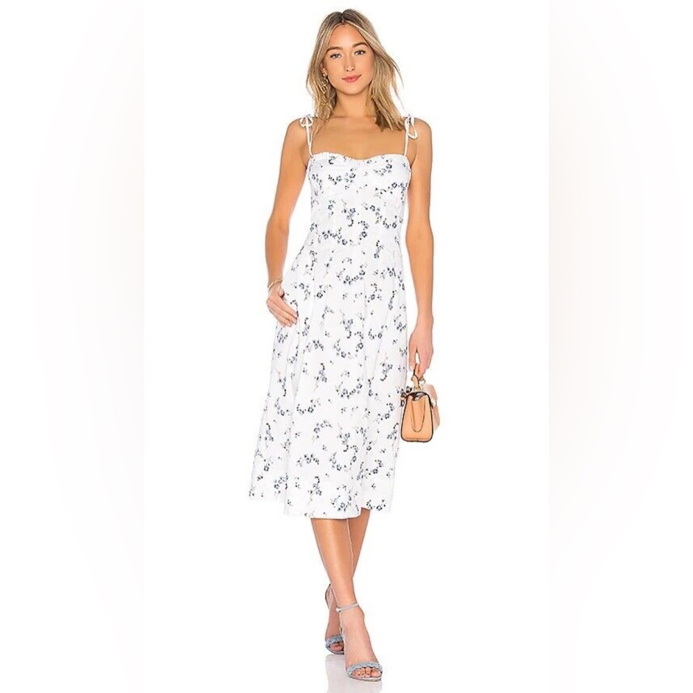 Rebecca Taylor Francine Floral Cotton Poplin Dress